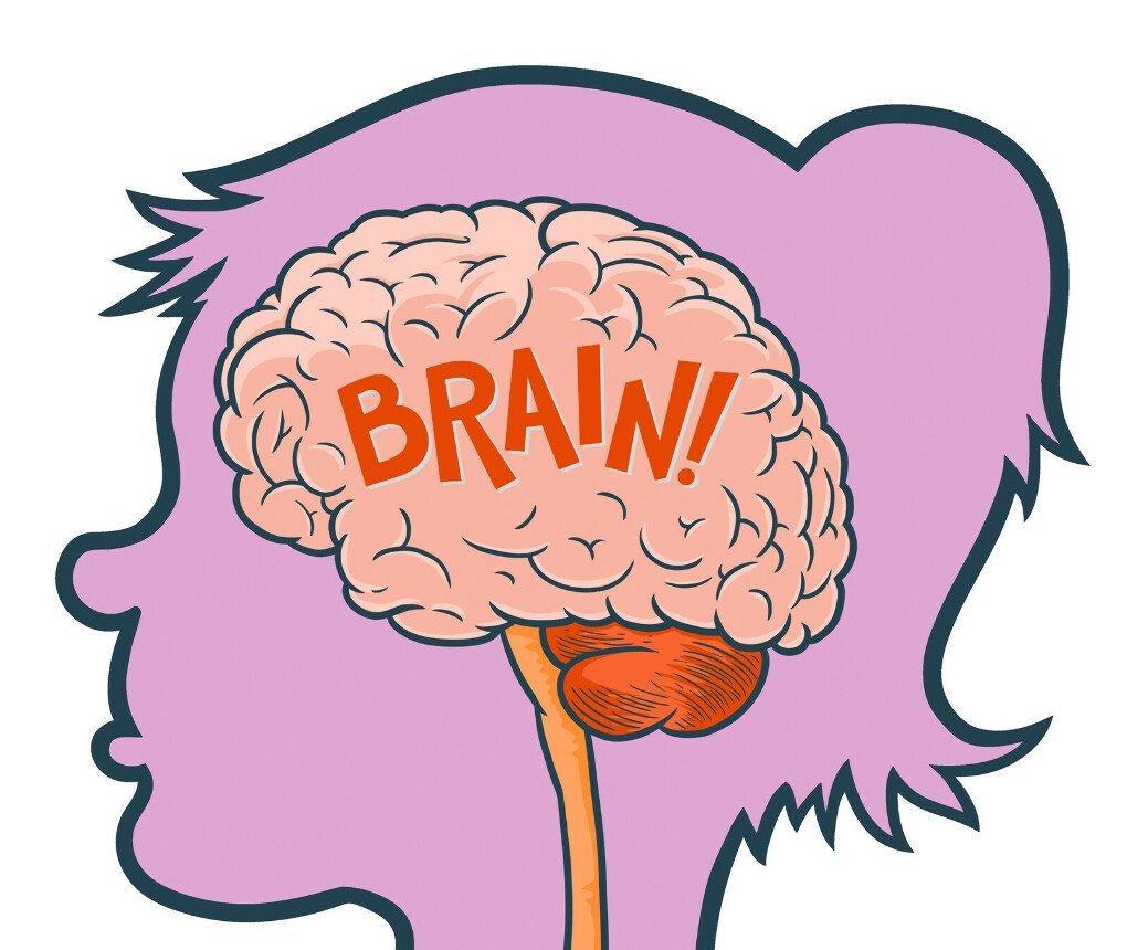Мозг мультяшный