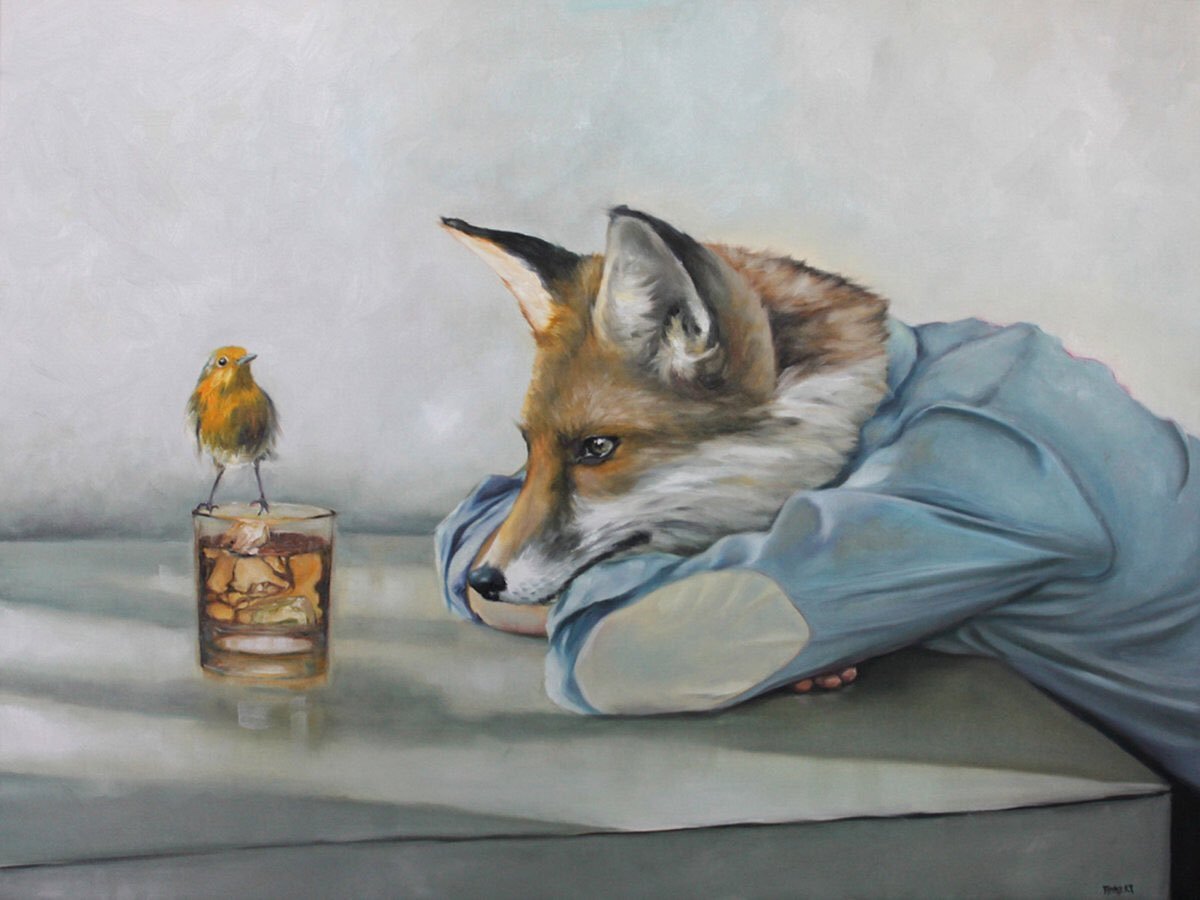 Грустный Лисенок