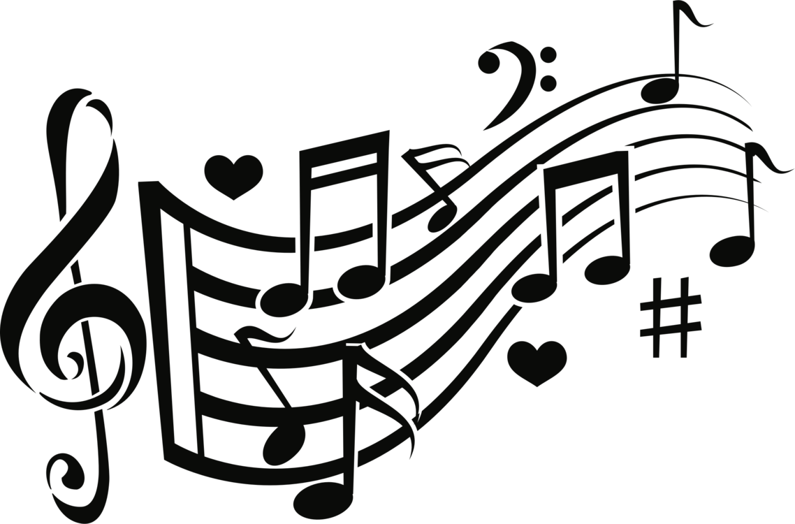 Нотки трафарет