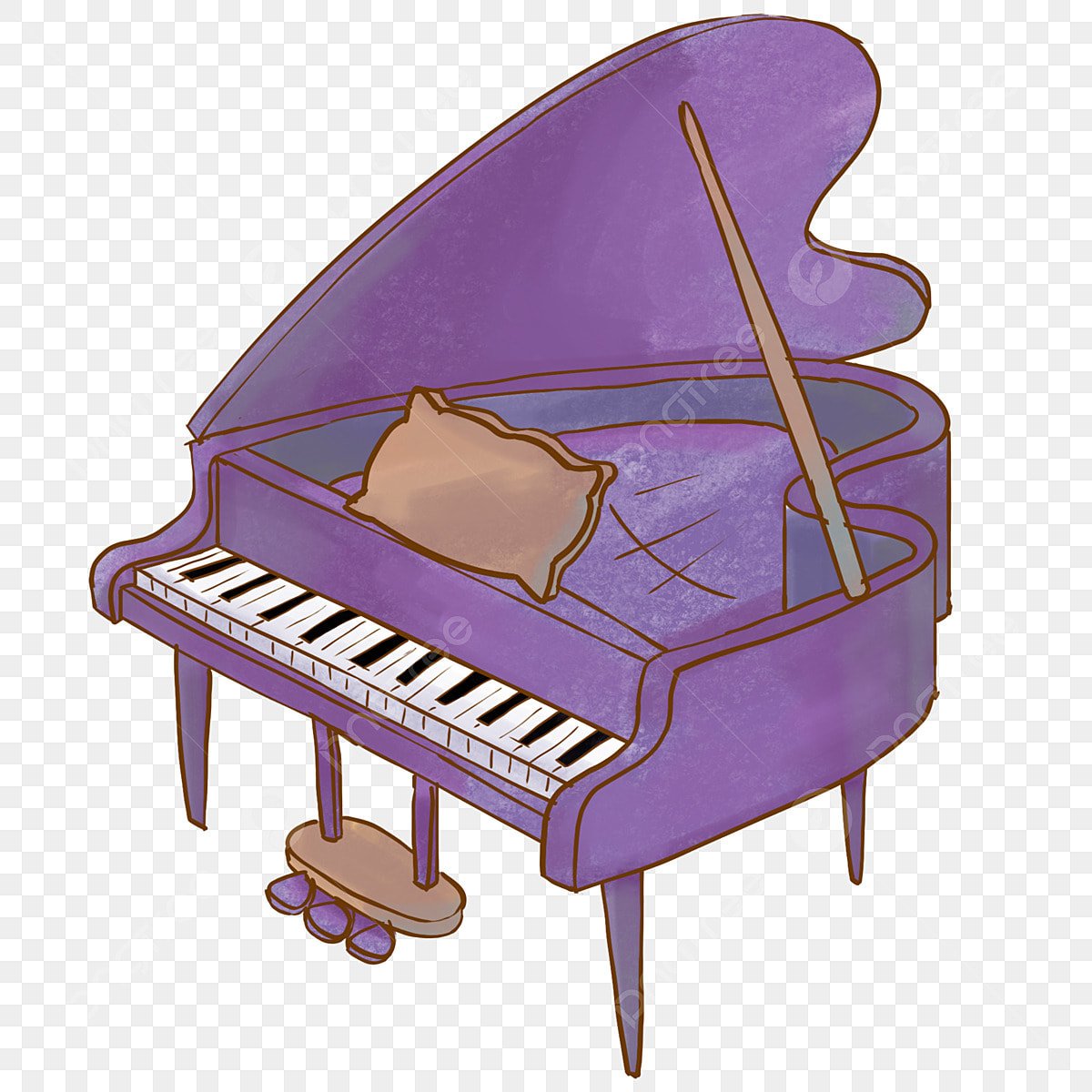 Пианино мультяшное