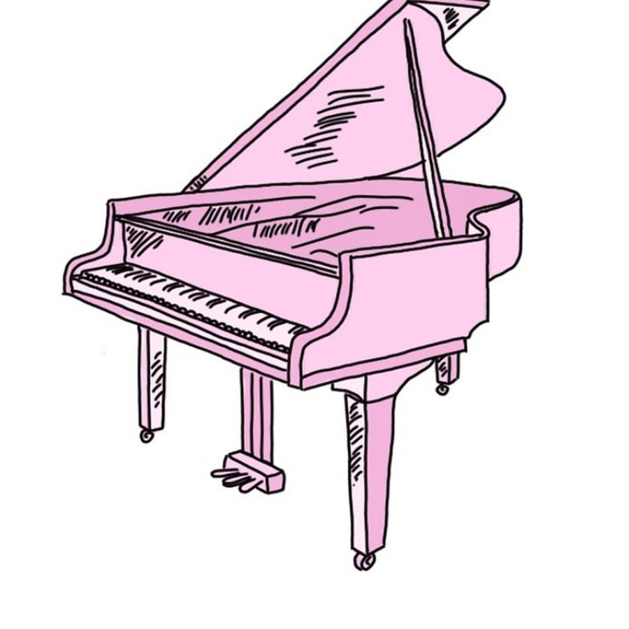 Пианино стикер