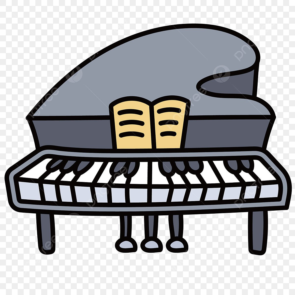 Нарисовать пианино