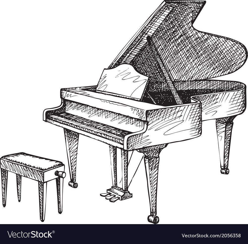 Фортепиано рисунок