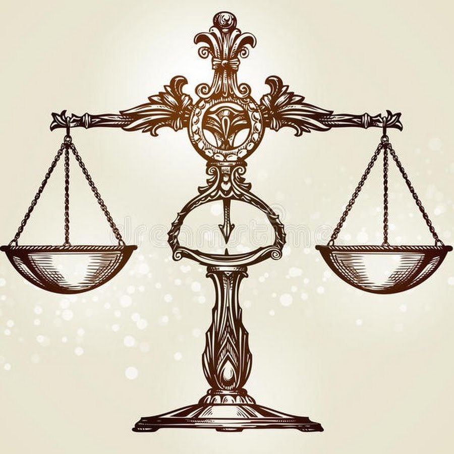 Фон весы правосудия