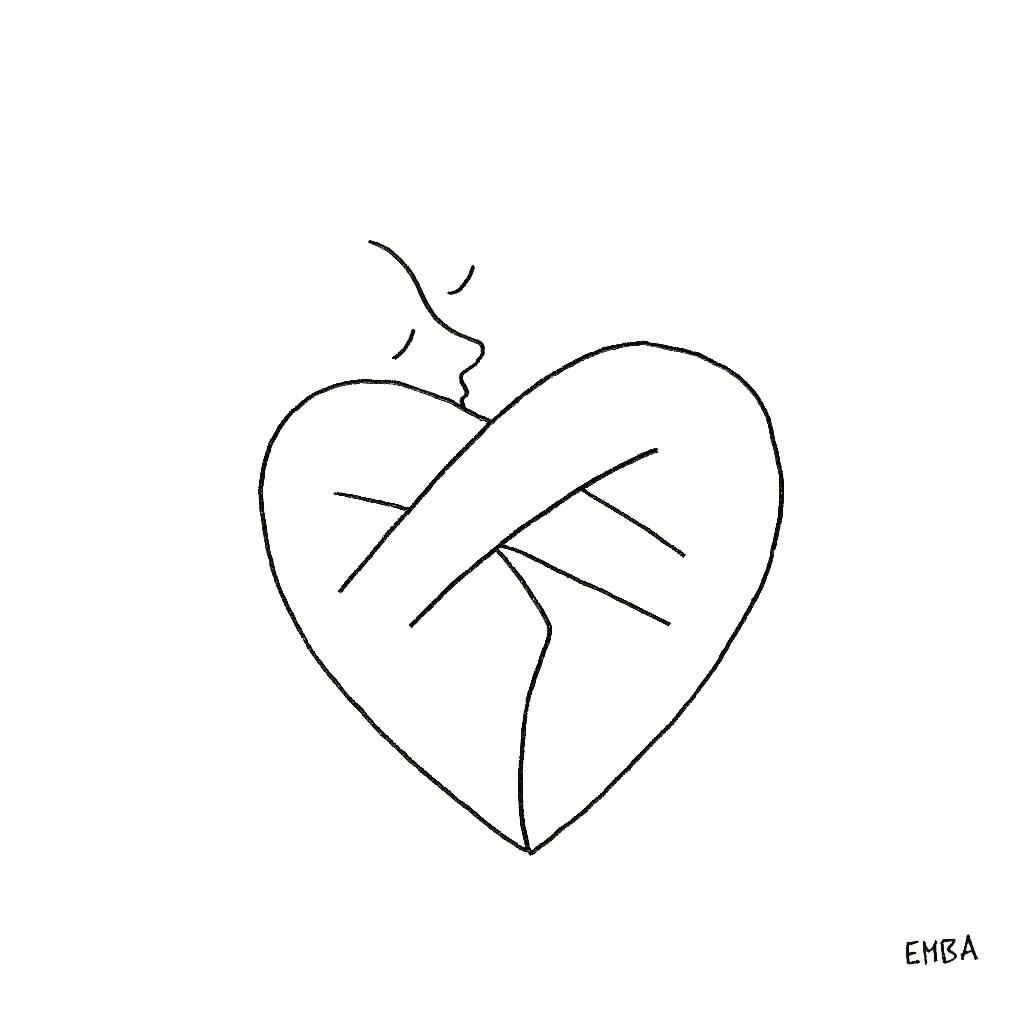 Рисунки для срисовки любовь легкие