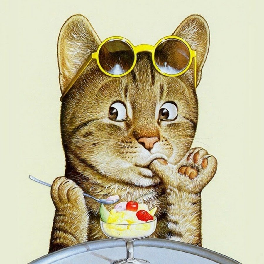 Смешные рисунки котов