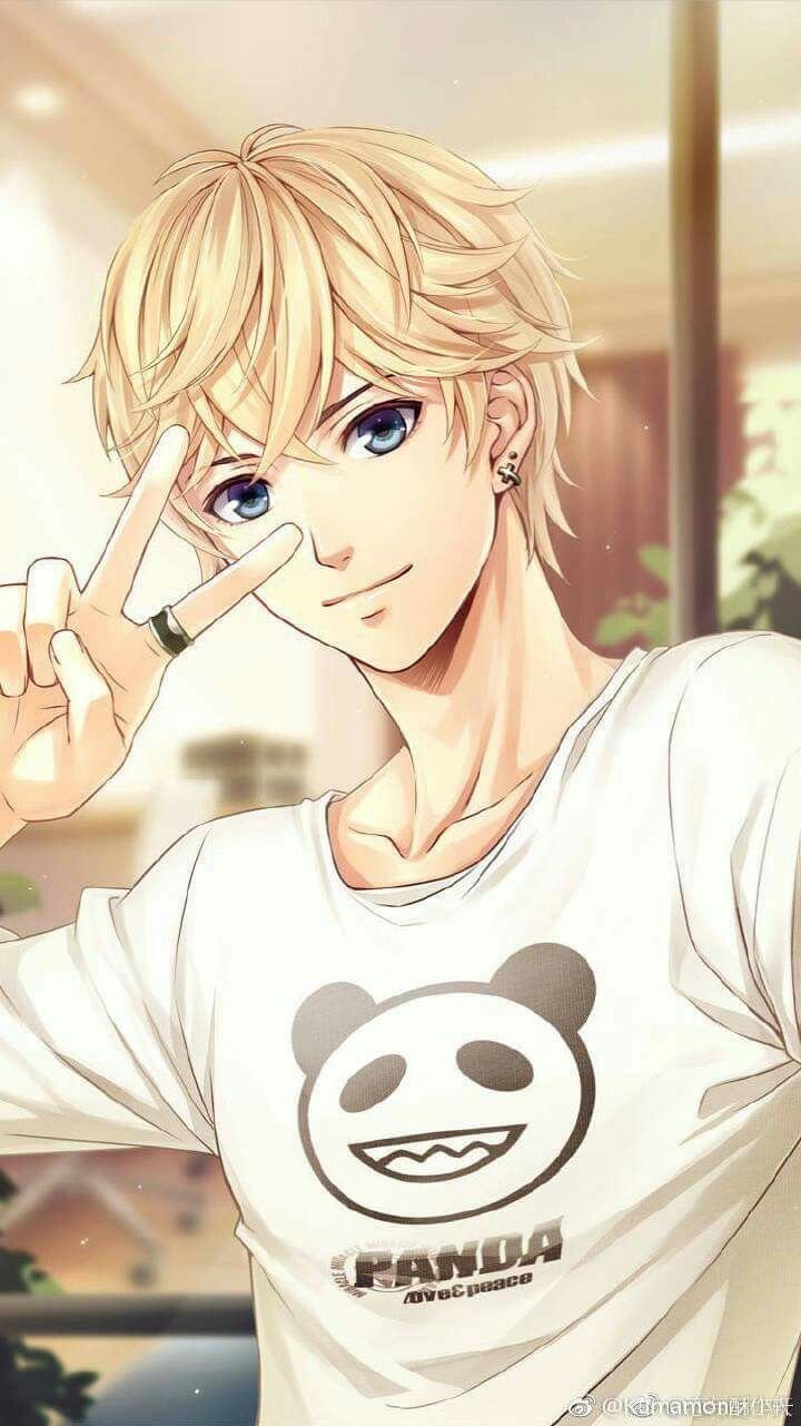 Аниме блондин