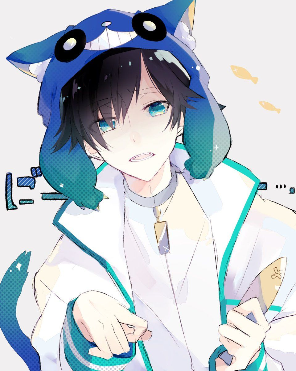 Милый аниме мальчик