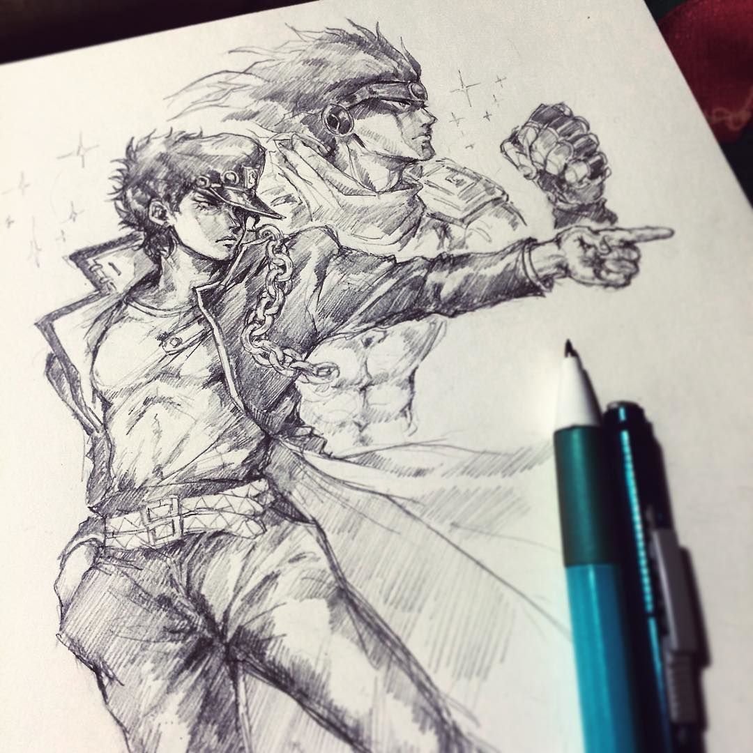 Джотаро Куджо набросок