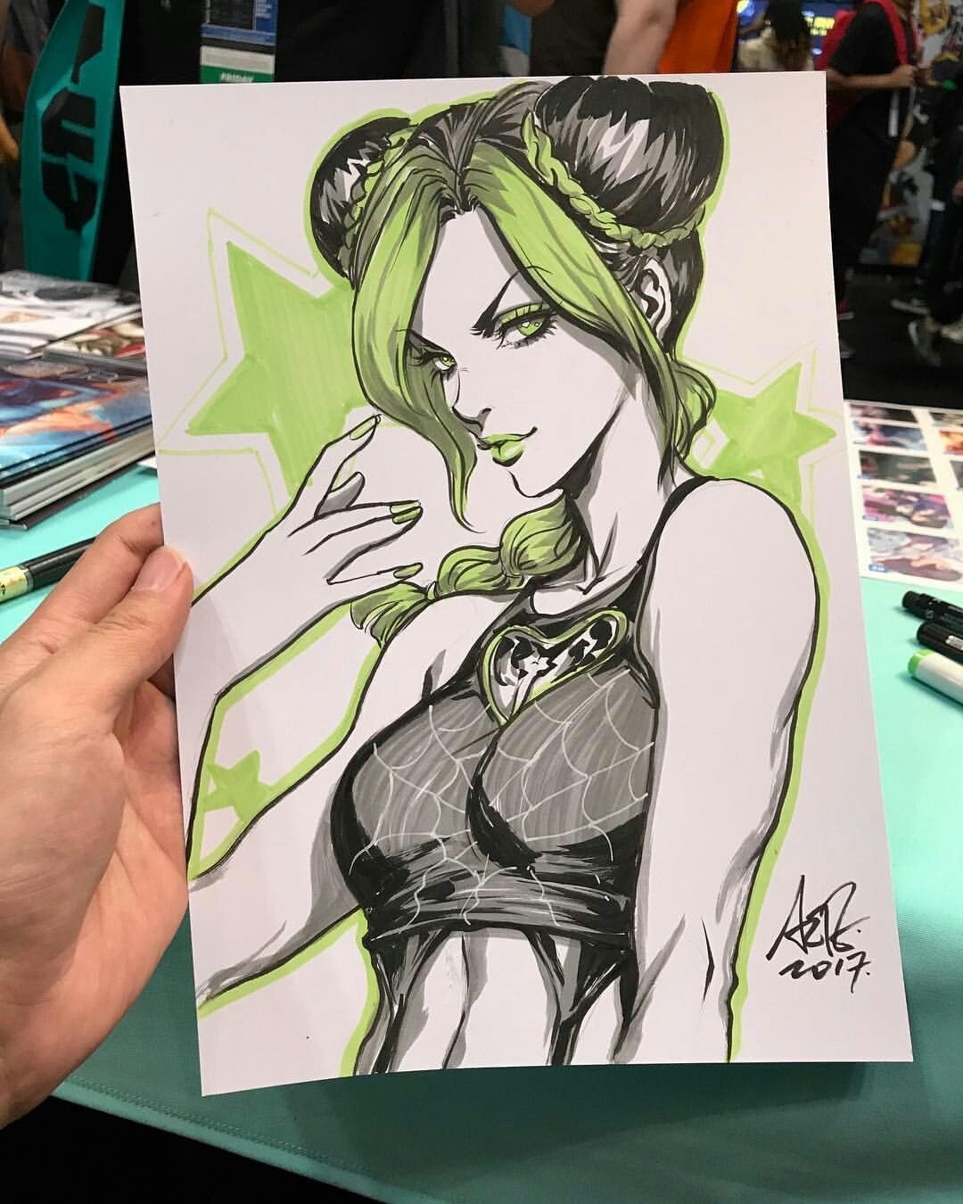 Джоджо рисунок Джолин