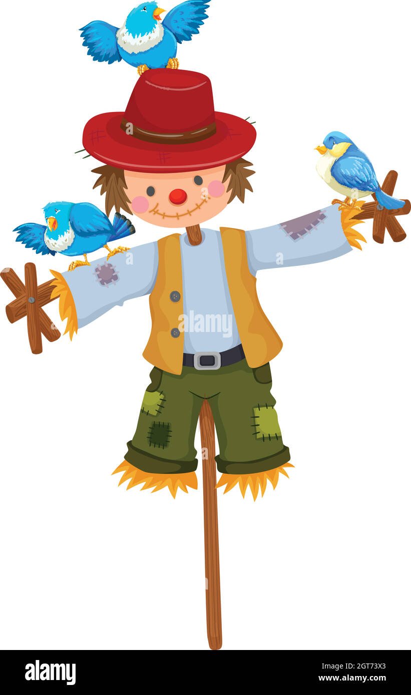 Маска пугало для детей