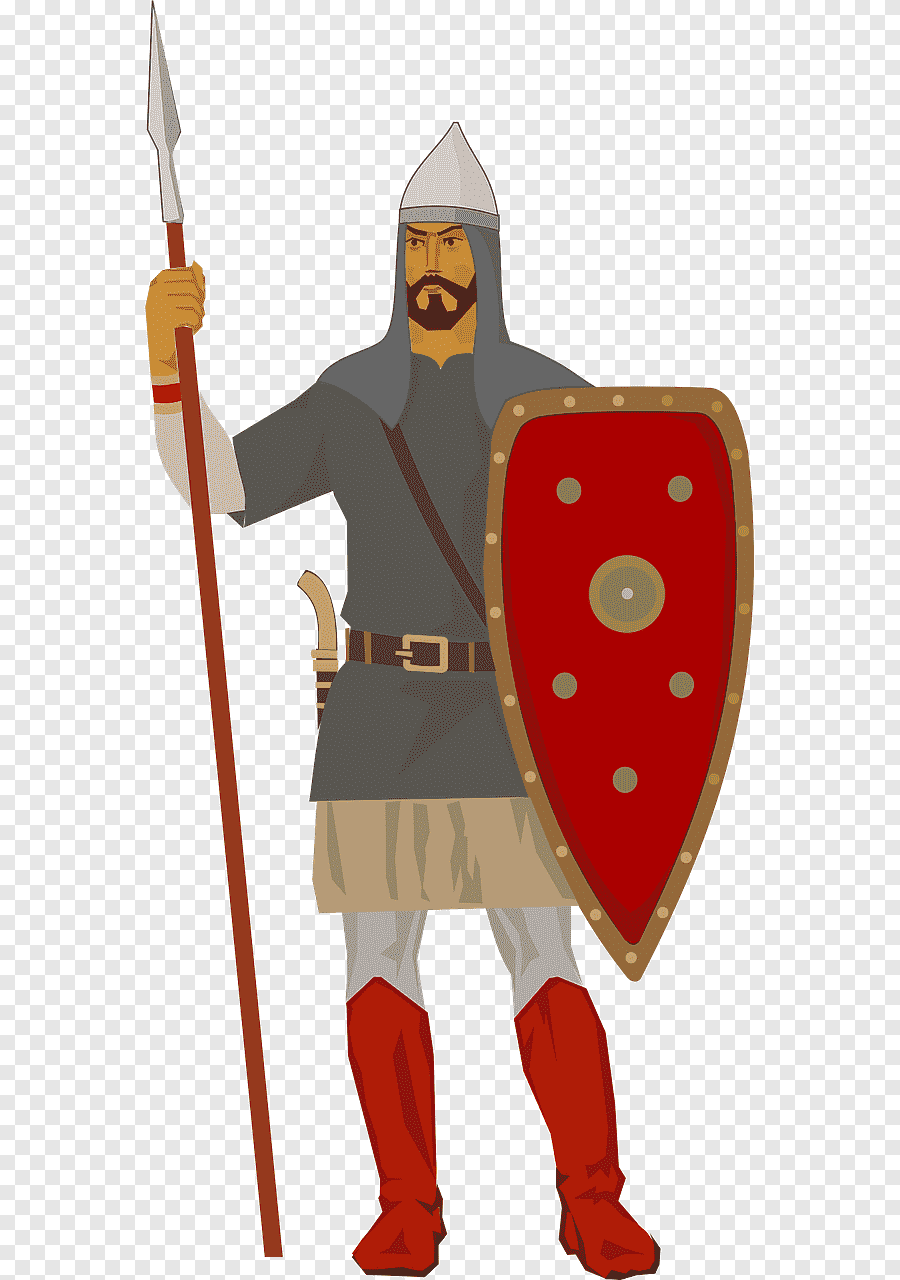 Русский воин без фона