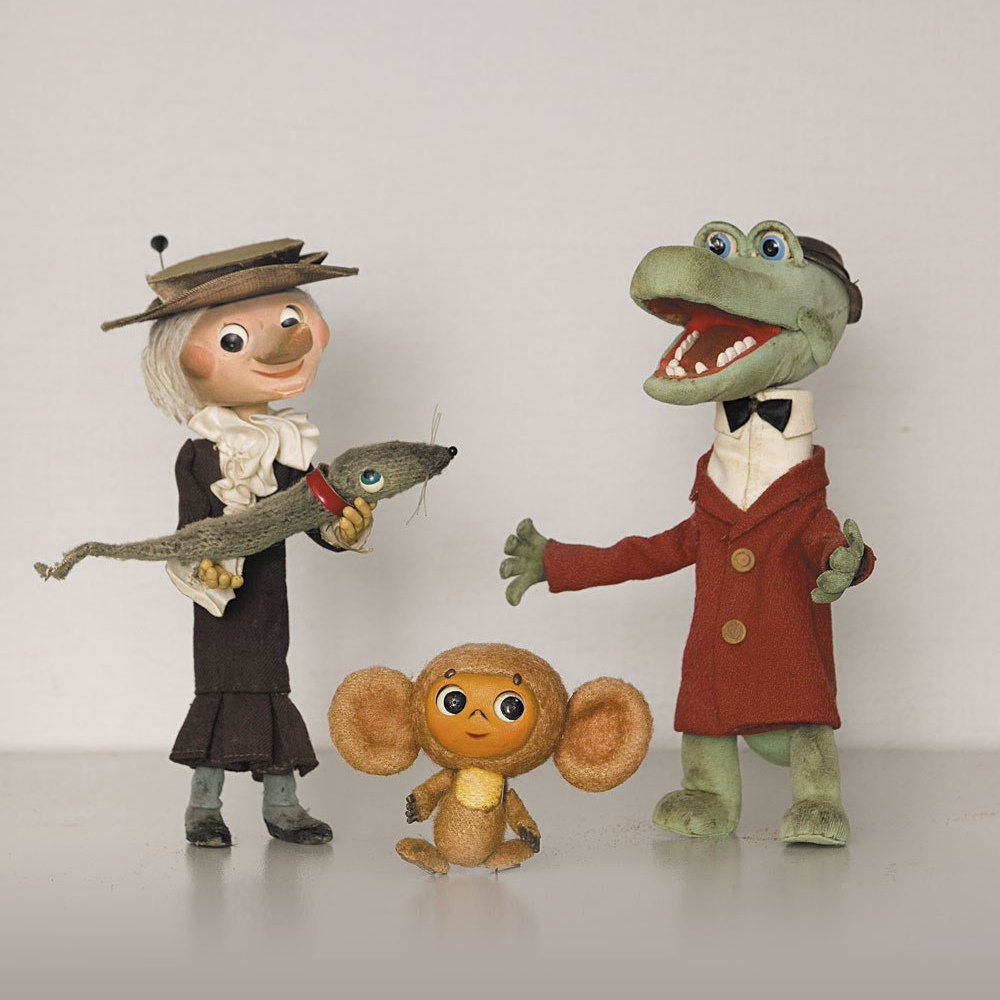 Чебурашка крокодил Гена старуха Шапокляк