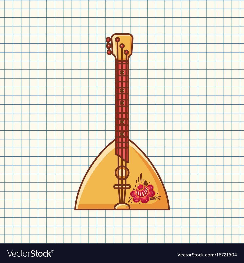 Балалайка мультяшная