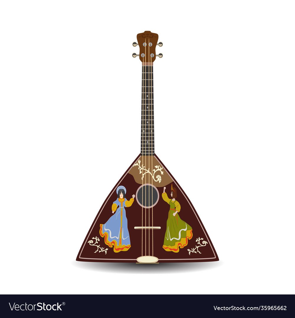 Музыкальные инструменты балалайка для рисования