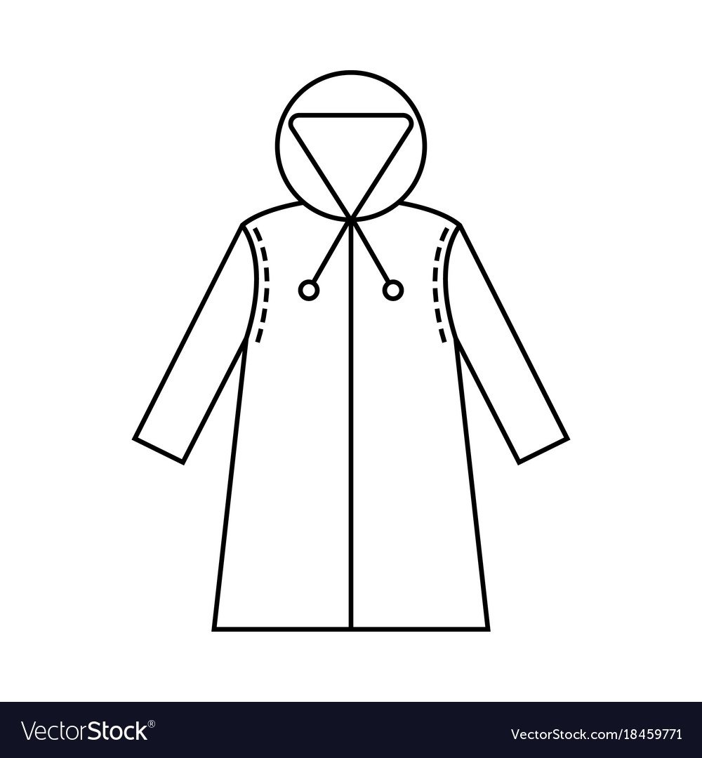 Нарисованная женская верхняя одежда