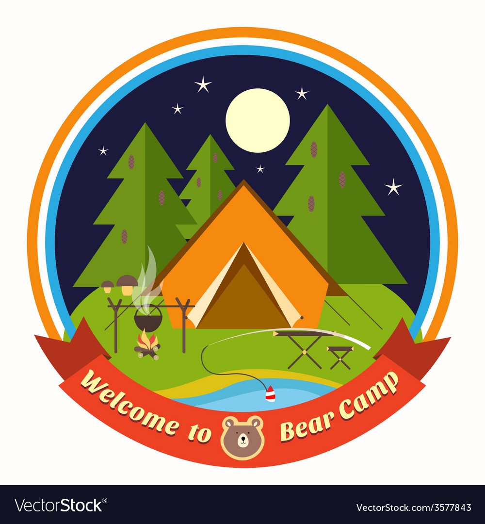 Эмблемы детских лагерей отдыха