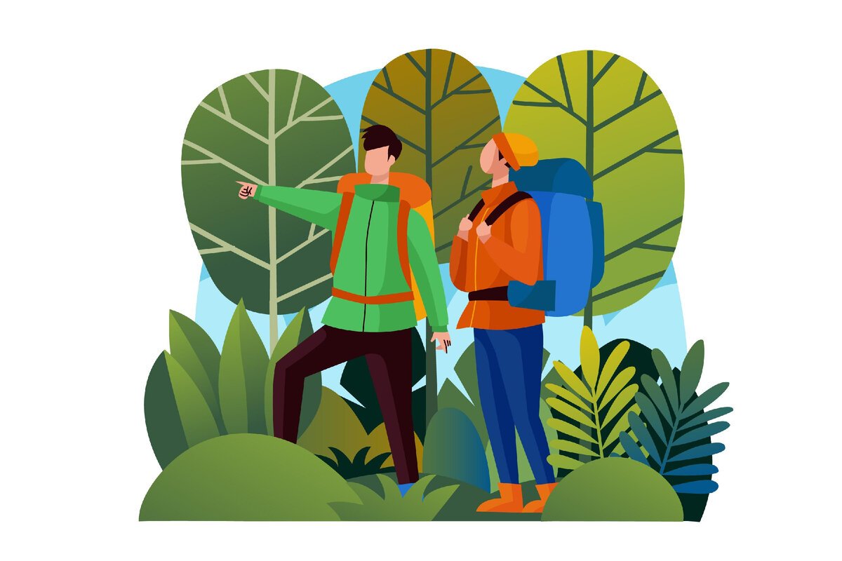 Туризм иллюстрация