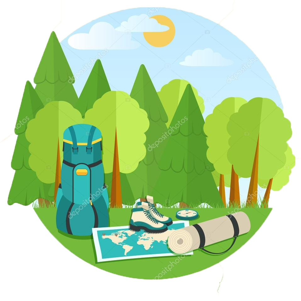 Туристический слет вектор