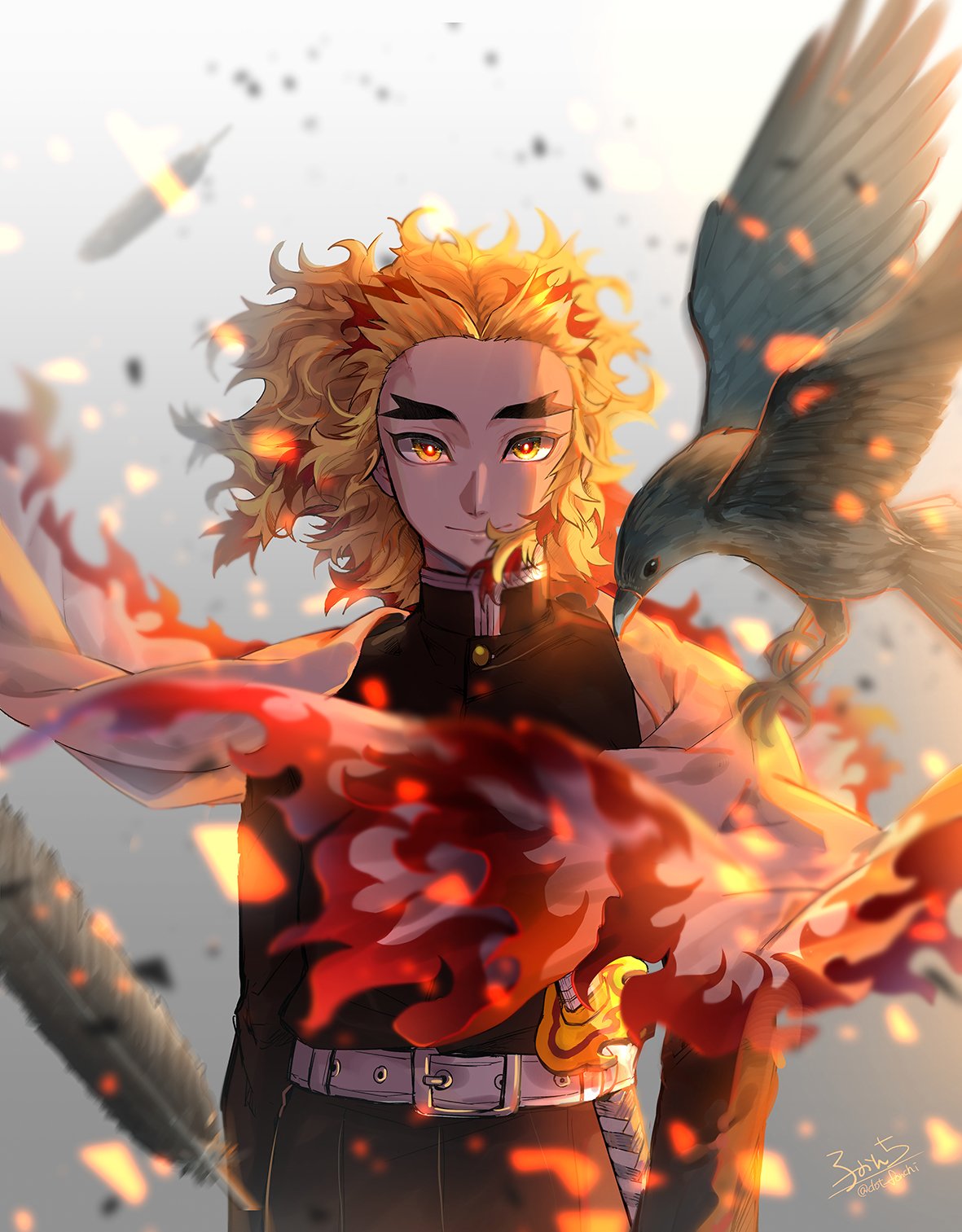 Плащ Ренгоку кёджуро