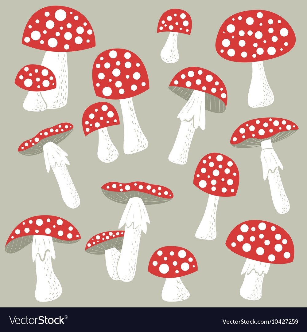 Милые маленькие Мухоморчики