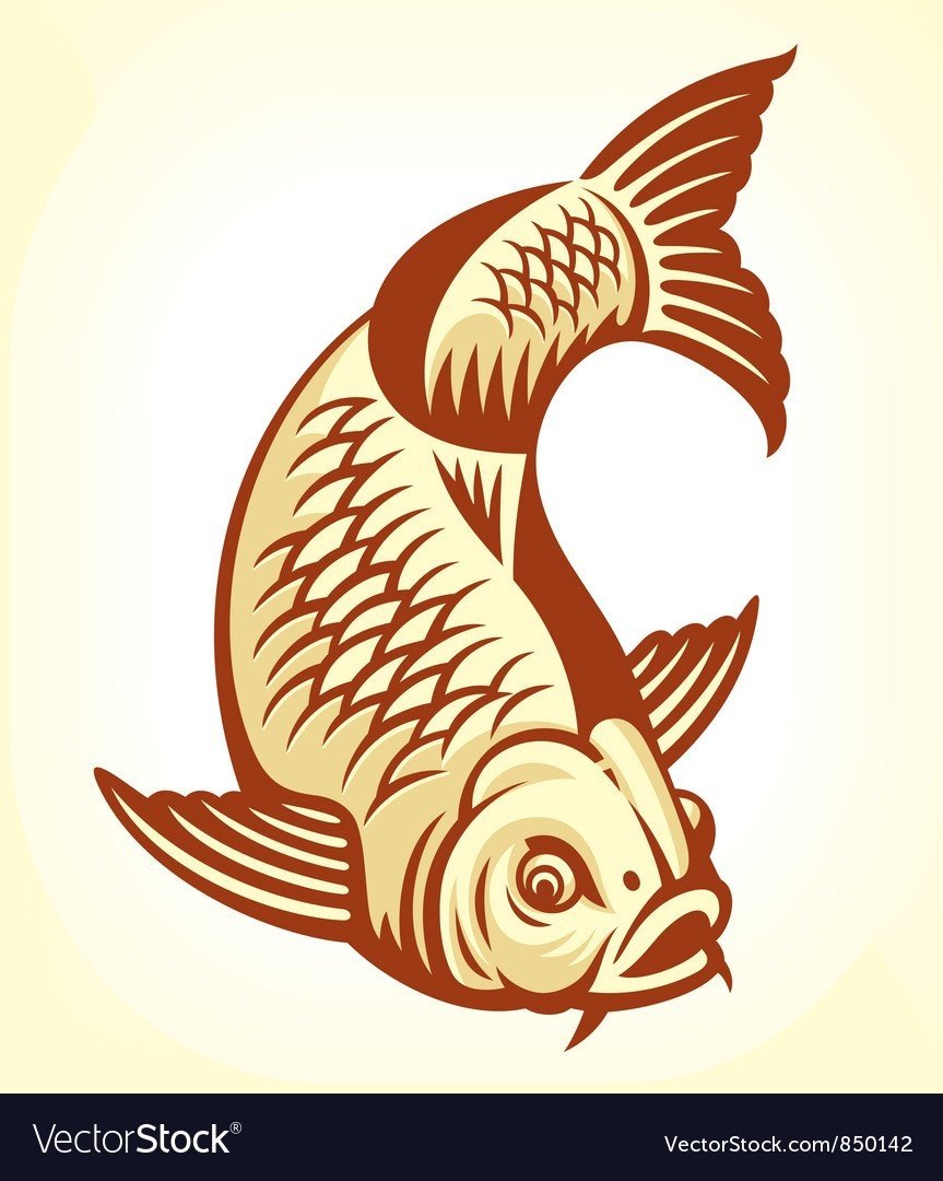 Стилизованный карась