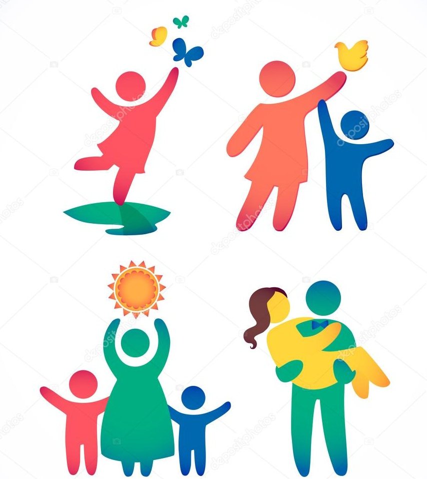 Взрослый и ребенок символ