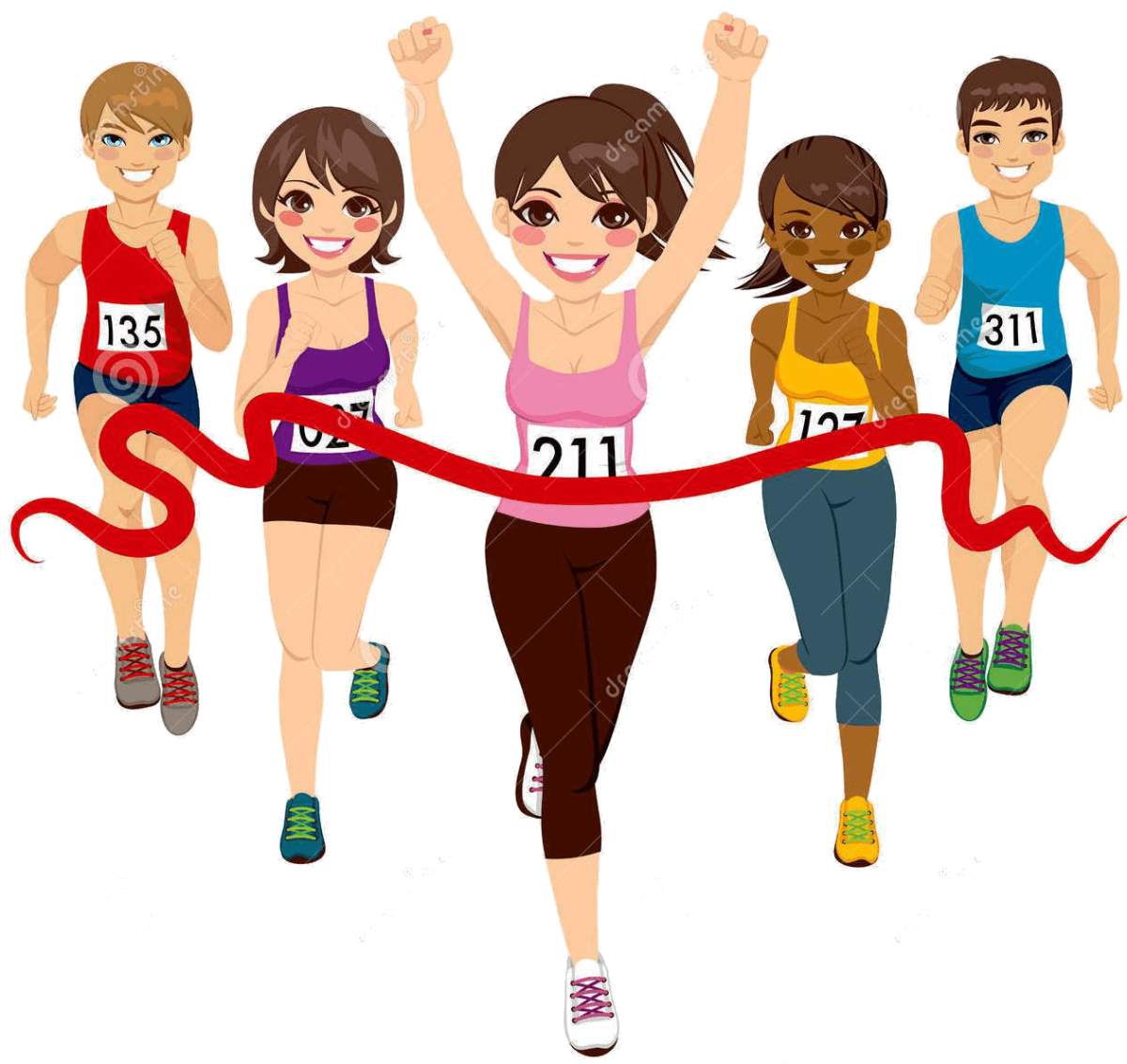 Легкая атлетика мультяшный