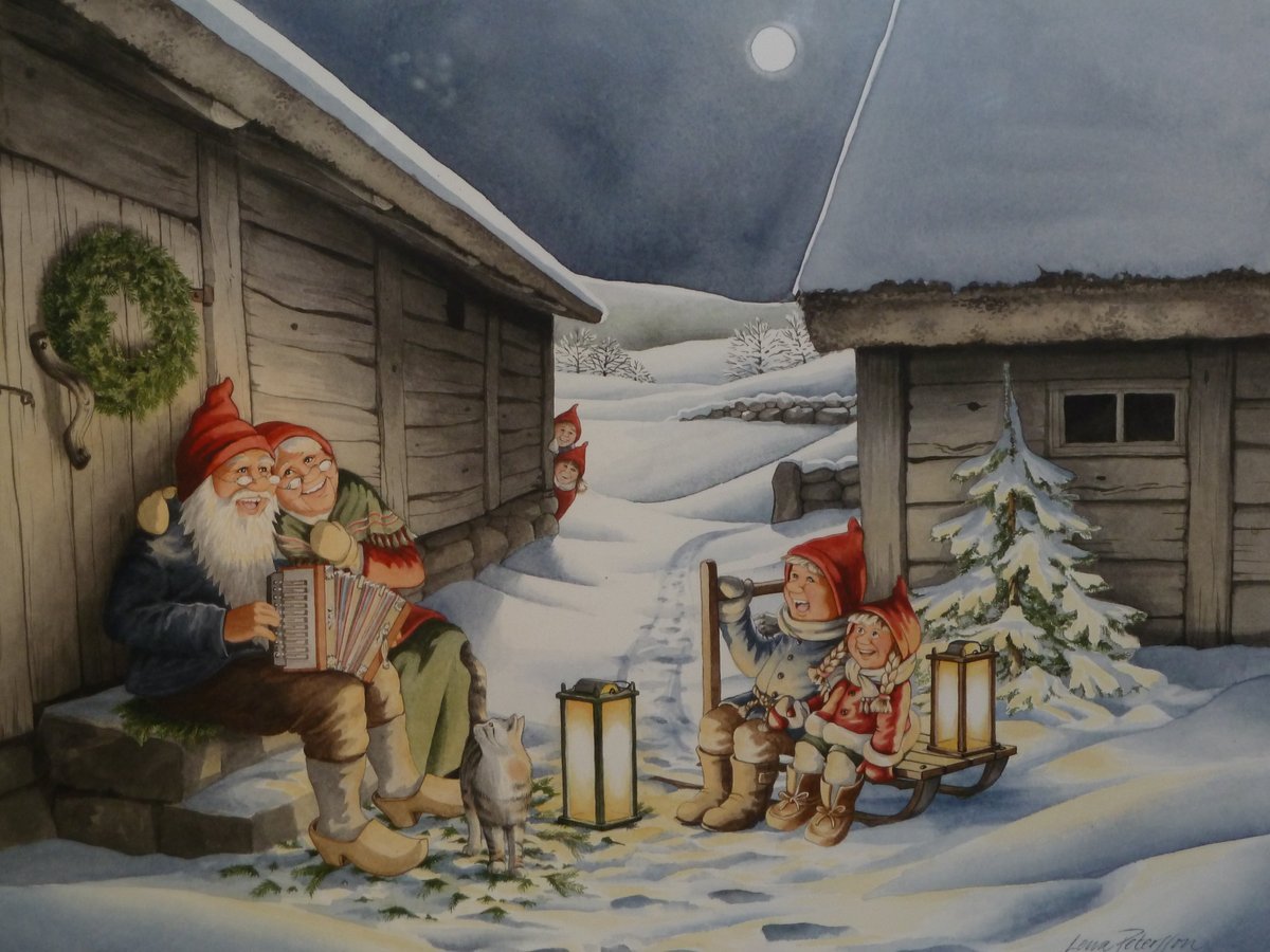 Новый год стильные рисунки