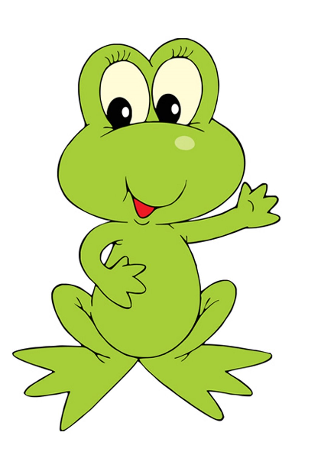 Лягушка рисунок