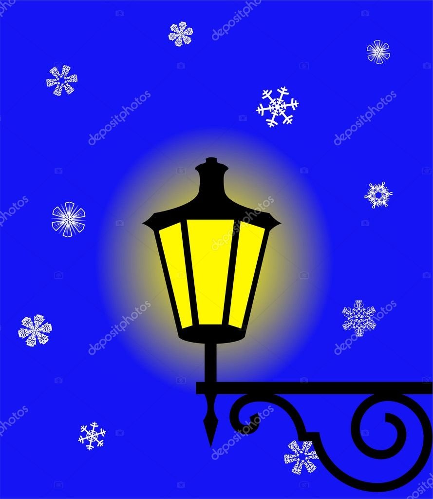 Рисование 3 класс фонарь уличный