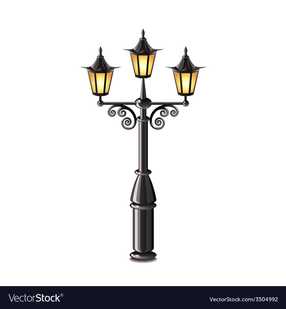 Фонарь уличный мультяшный