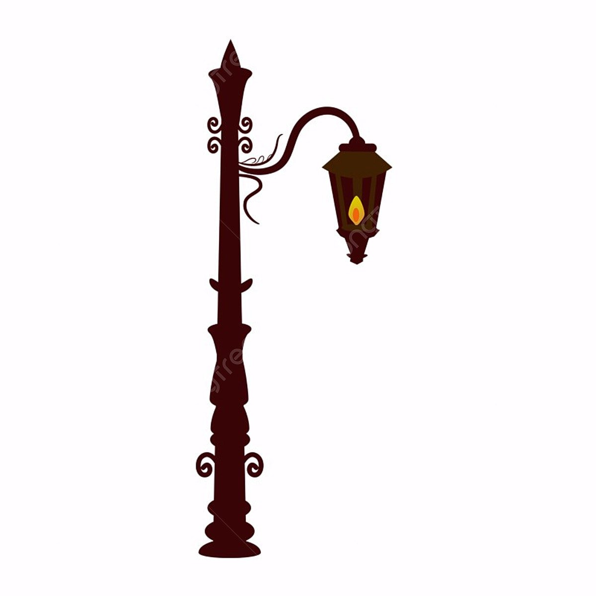 Фонарь уличный мультяшный