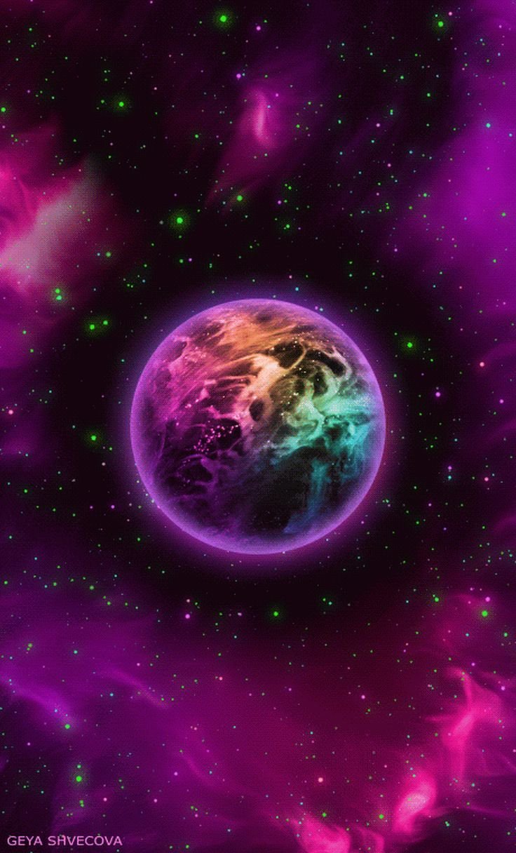 Фиолетовый космос