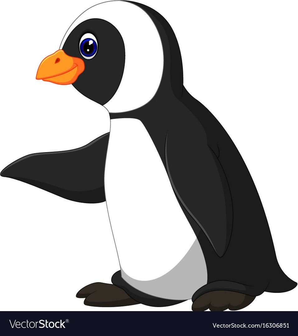 Emperor Penguins вектор