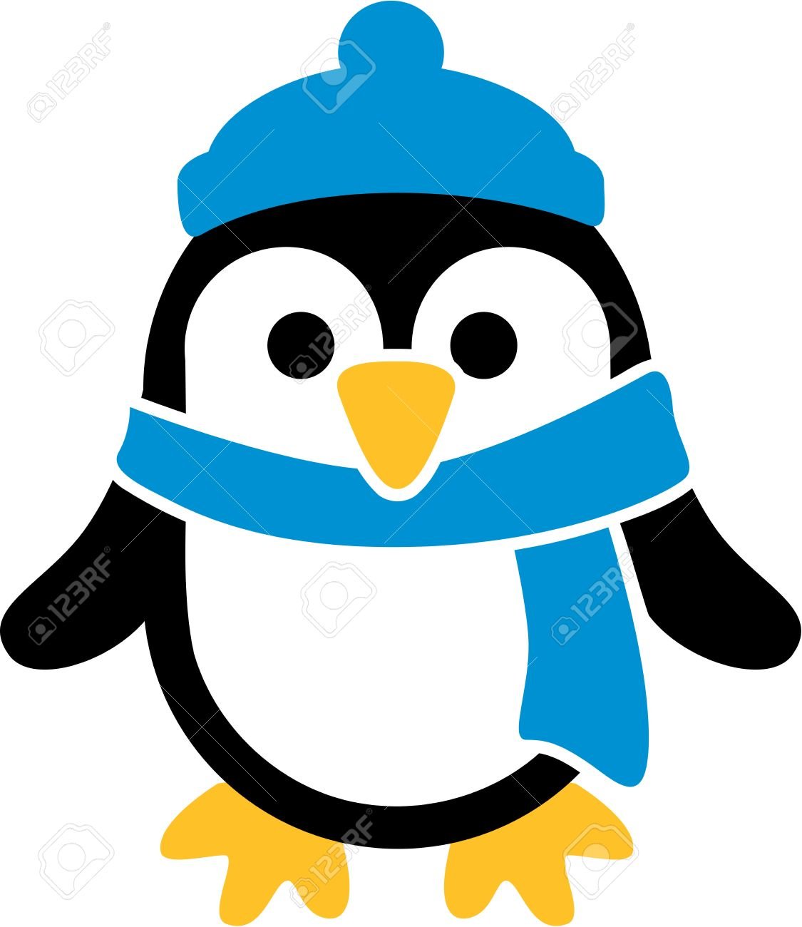 Пингвин в шарфе