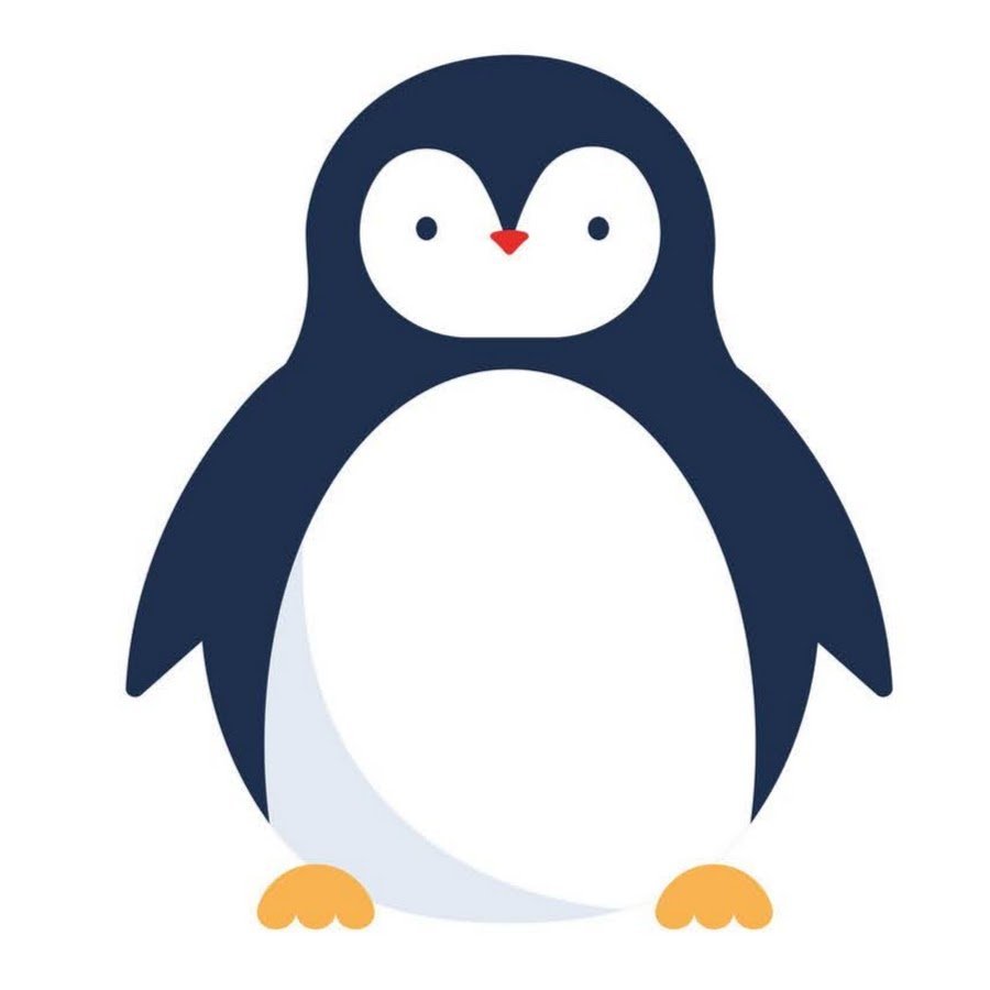 Пингвин значок вектор