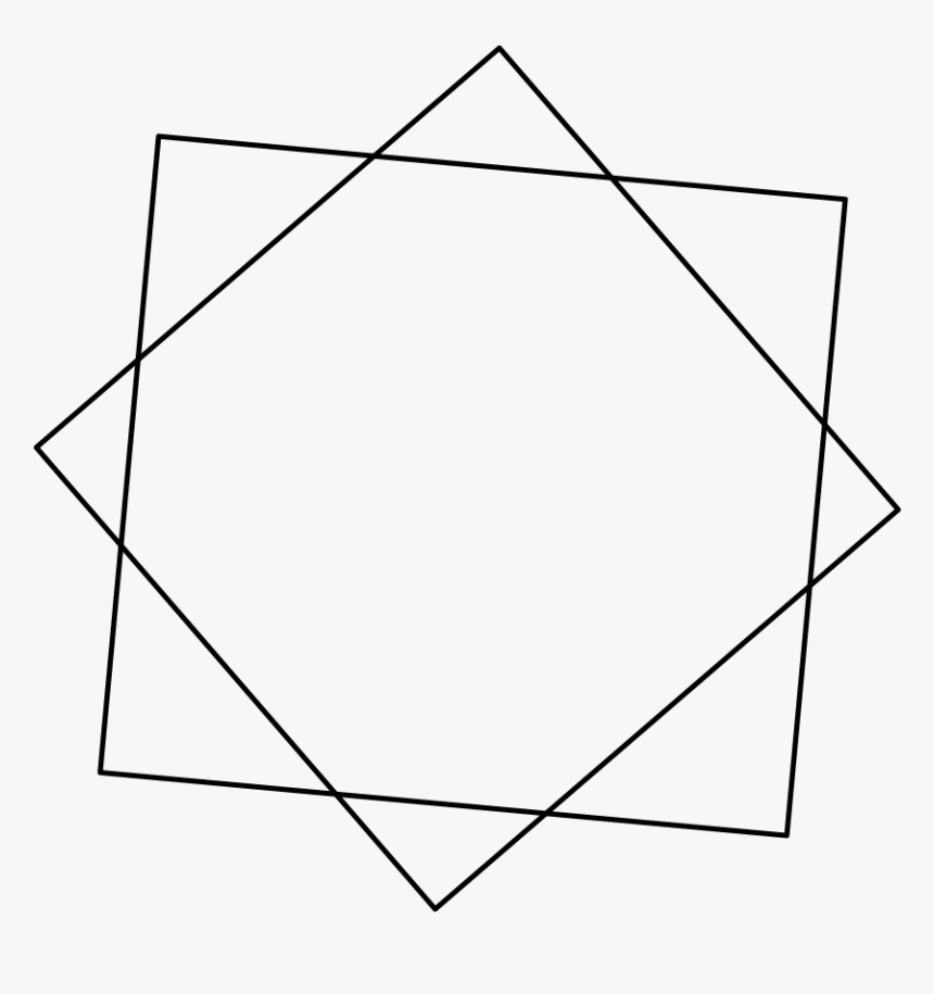 Прозрачный контур квадрата