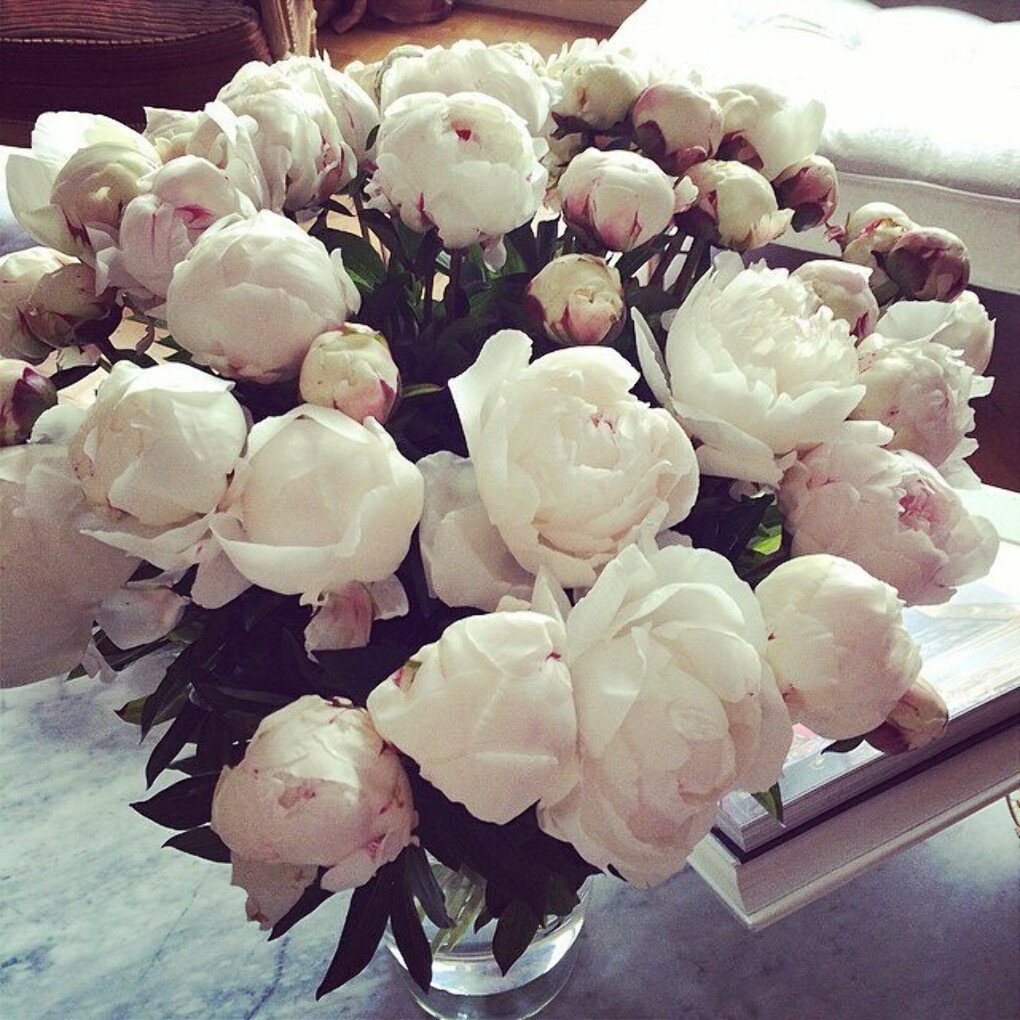 Букет цветов в машине