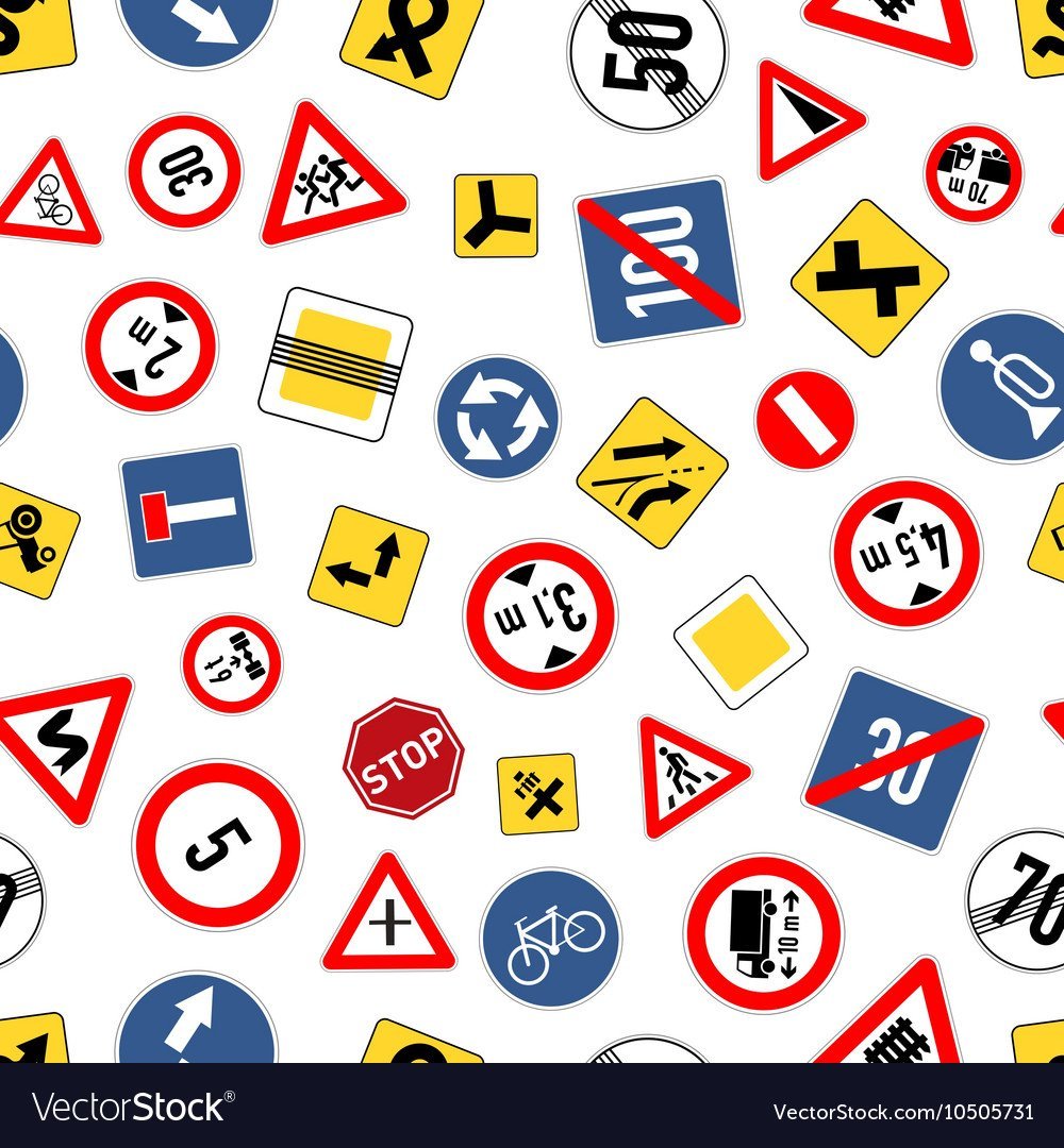 Фон для дорожных знаков