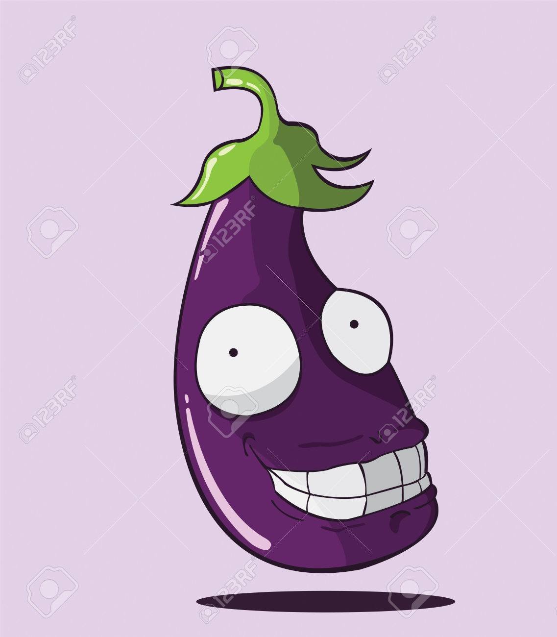 Баклажан с лицом