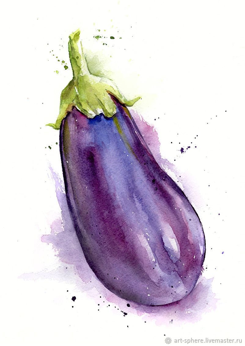 Баклажаны граффити