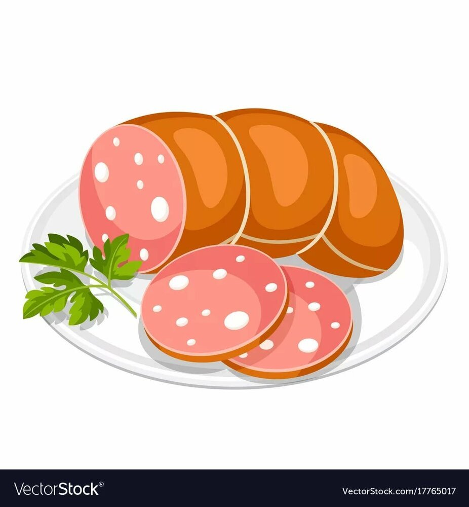 Колбаса рисованная