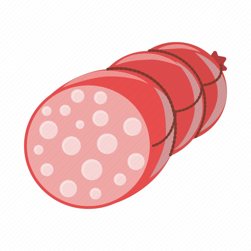 Колбаса иллюстрация