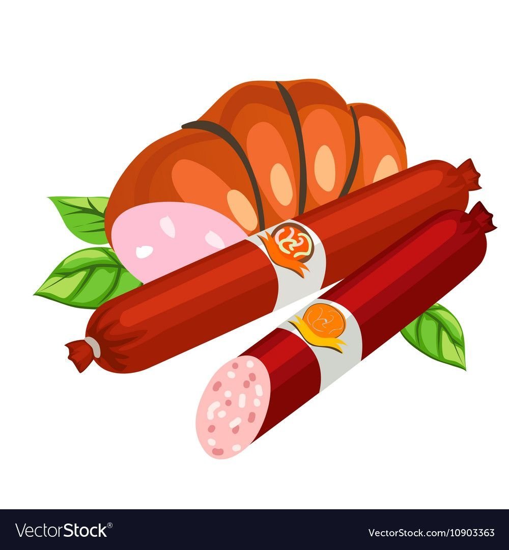 Колбаса мультяшная