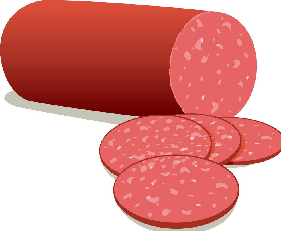 Палка колбасы вектор