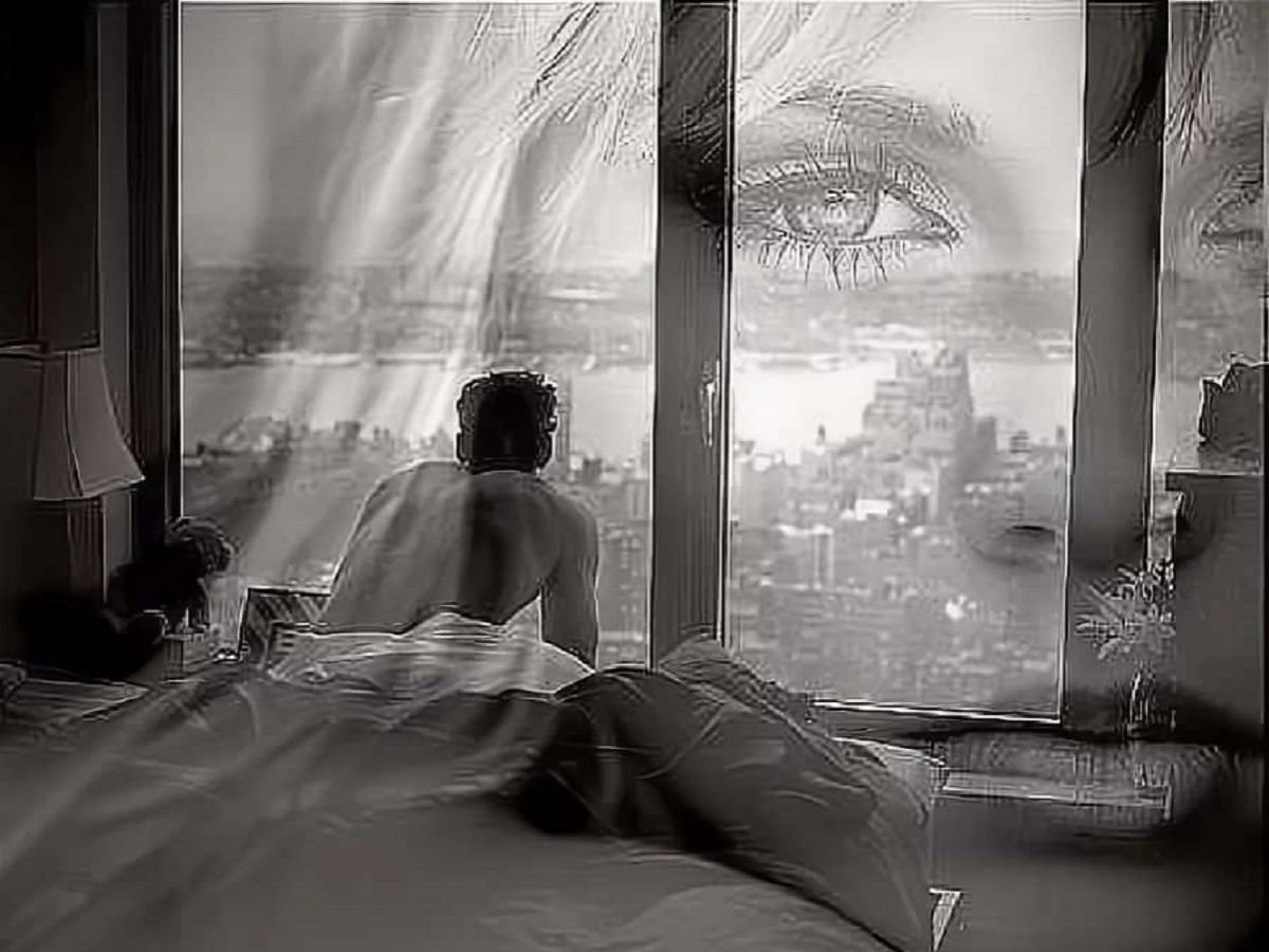 Парень скучает по девушке