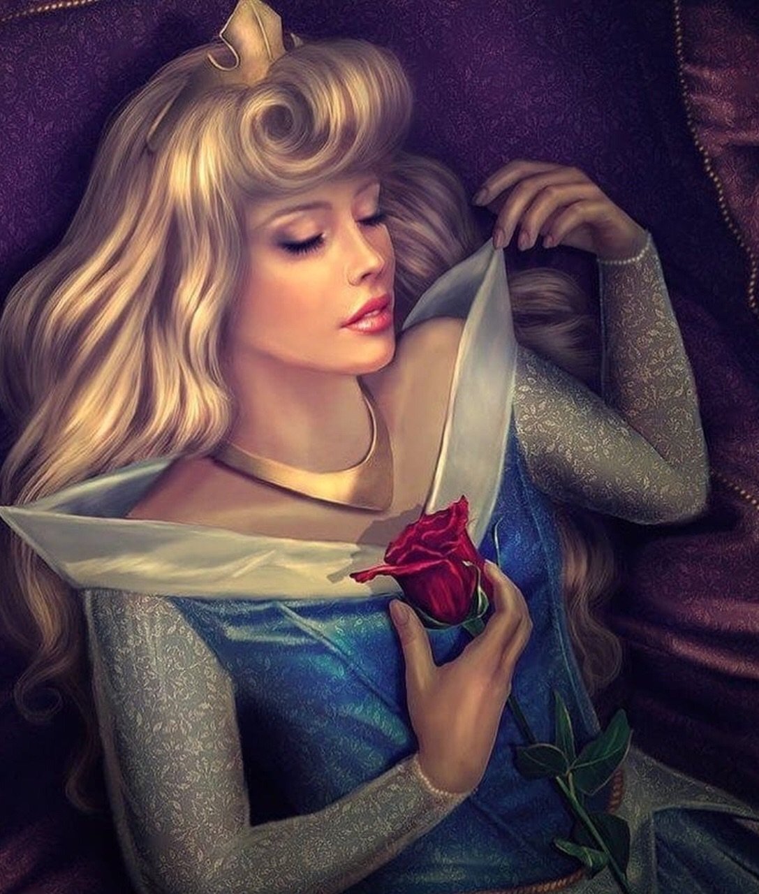 Принцесса Аврора спит