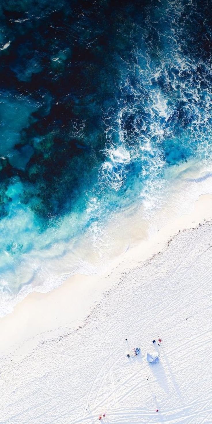 Море волны вид сверху