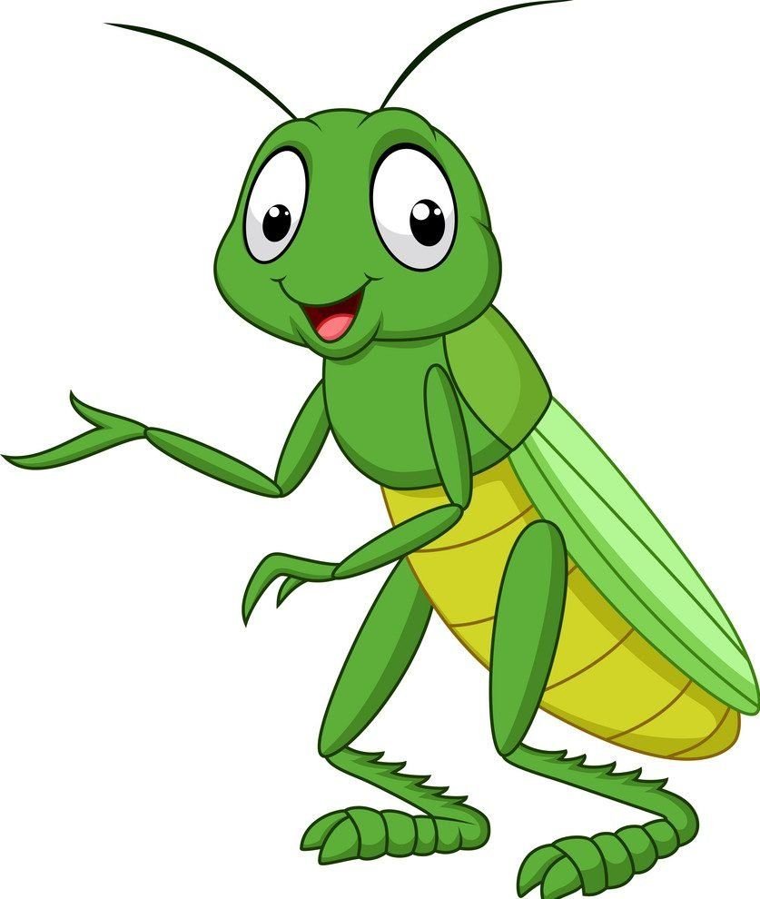 Веселый кузнечик для малышей